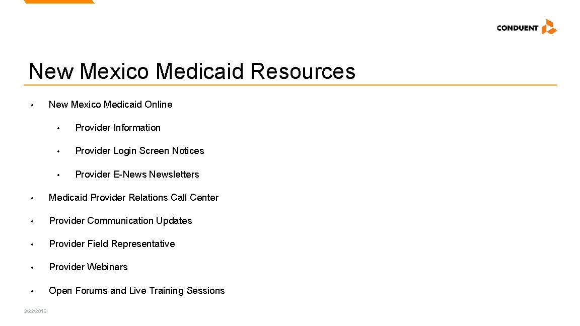 New Mexico Medicaid Resources • New Mexico Medicaid Online • Provider Information • Provider
