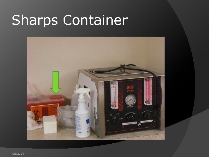 Sharps Container 9/6/2021 