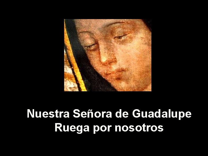 Nuestra Señora de Guadalupe Ruega por nosotros 