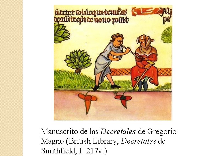 Manuscrito de las Decretales de Gregorio Magno (British Library, Decretales de Smithfield, f. 217