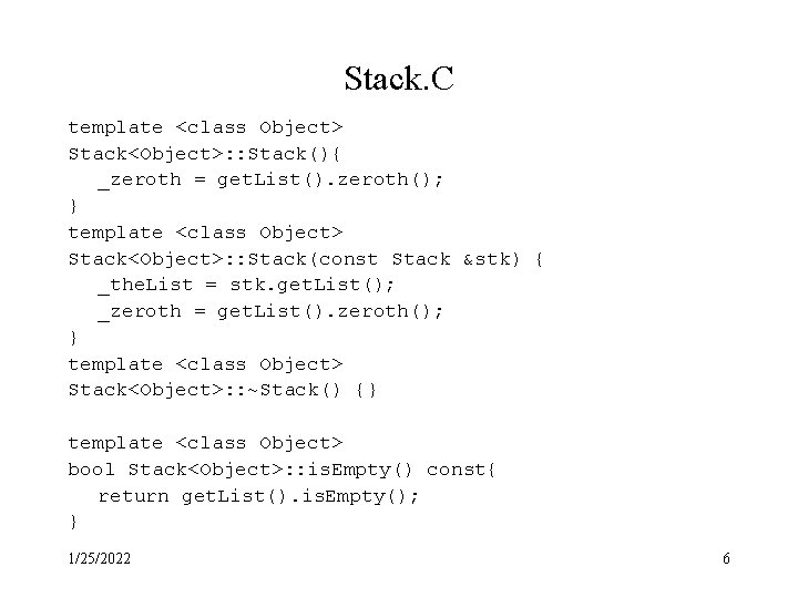CMSC 341 Stacks and Queues 1252022 1 Stack