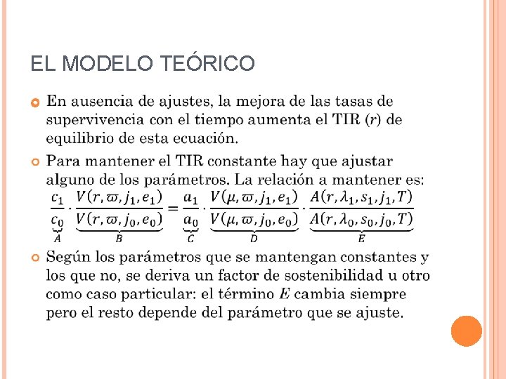 EL MODELO TEÓRICO 