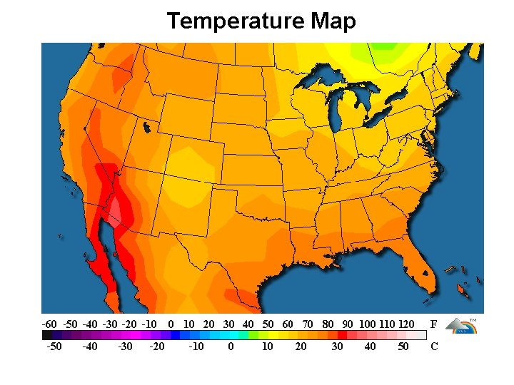 Temperature Map 