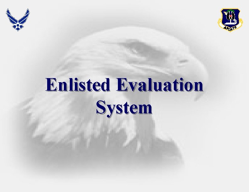 Enlisted Evaluation System Enlisted Evaluation System