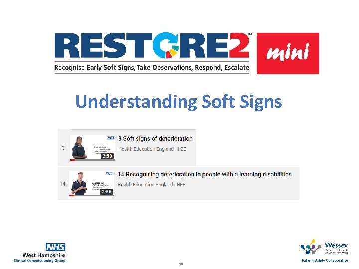 Understanding Soft Signs 18 