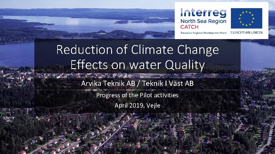 Reduction of Climate Change Effects on water Quality