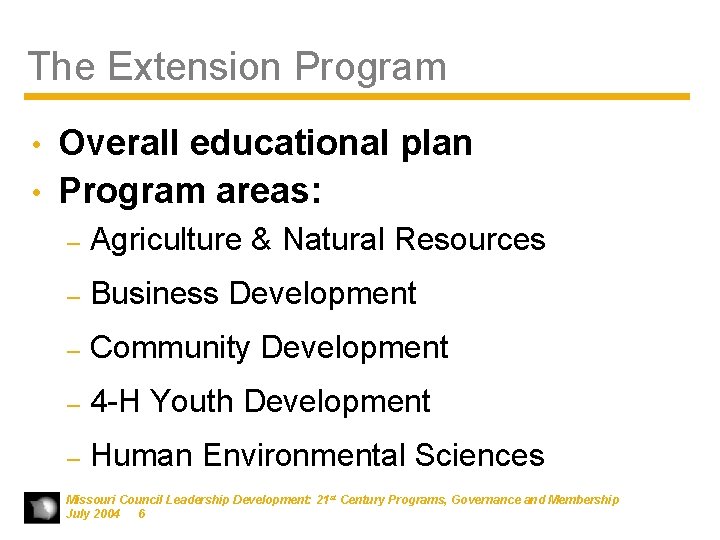 What Is the Councils Role in Program Implementation