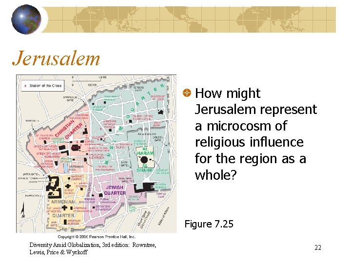 Jerusalem How might Jerusalem represent a microcosm of religious influence for the region as