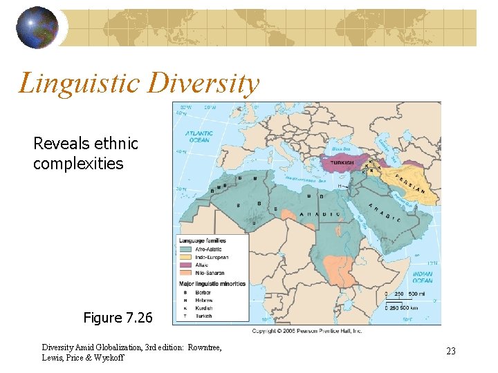 Linguistic Diversity Reveals ethnic complexities Figure 7. 26 Diversity Amid Globalization, 3 rd edition: