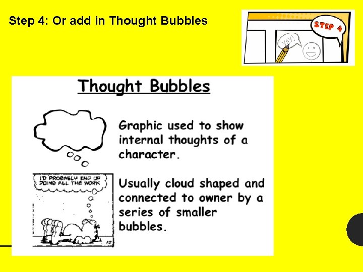 Step 4: Or add in Thought Bubbles 