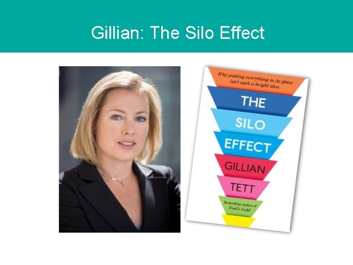 Gillian: The Silo Effect Gillian: The Silo Effect