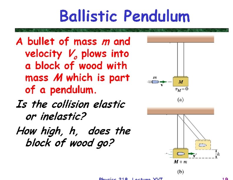 Physics 218, Chapter 3 and 4 43 