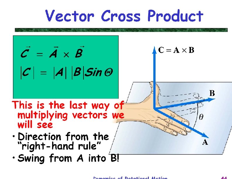 Physics 218, Chapter 3 and 4 63 