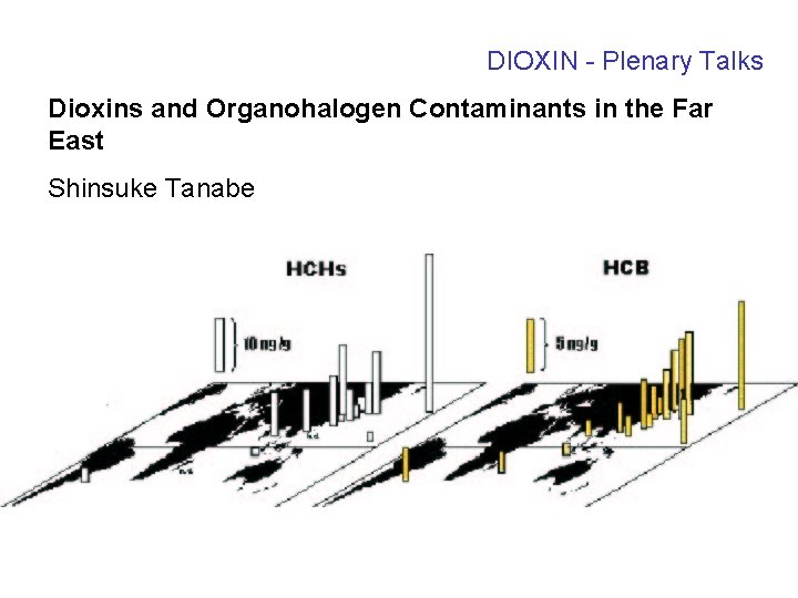 DIOXIN - Plenary Talks Dioxins and Organohalogen Contaminants in the Far East Shinsuke Tanabe