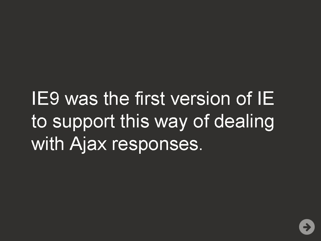 IE 9 was the first version of IE to support this way of dealing