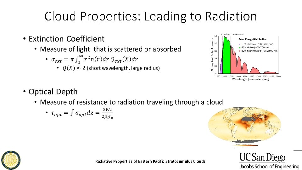 Cloud Properties: Leading to Radiation • Radiative Properties of Eastern Pacific Stratocumulus Clouds 