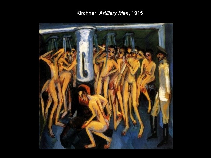 Kirchner, Artillery Men, 1915 