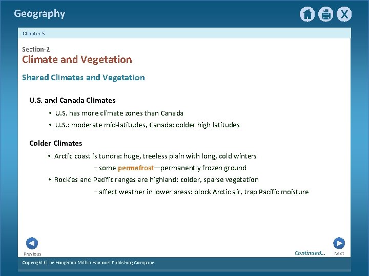 Geography Chapter 5 Section-2 2 Climate and Vegetation Shared Climates and Vegetation U. S.