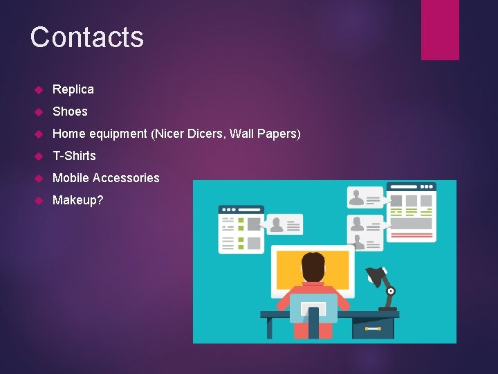 Contacts Replica Shoes Home equipment (Nicer Dicers, Wall Papers) T-Shirts Mobile Accessories Makeup? 