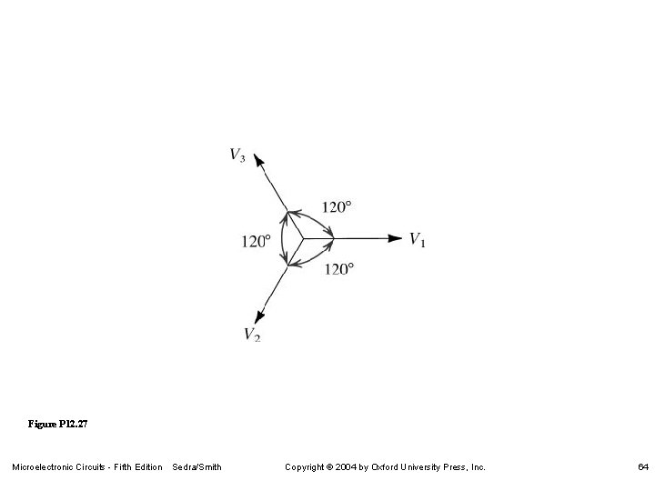 Figure P 12. 27 Microelectronic Circuits - Fifth Edition Sedra/Smith Copyright 2004 by Oxford