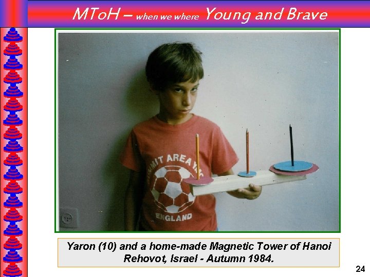 MTo. H – when we where Young and Brave Yaron (10) and a home-made