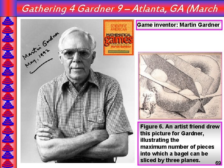 Gathering 4 Gardner 9 – Atlanta, GA (March `10) Game inventor: Martin Gardner Figure