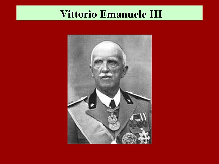 Vittorio Emanuele III 