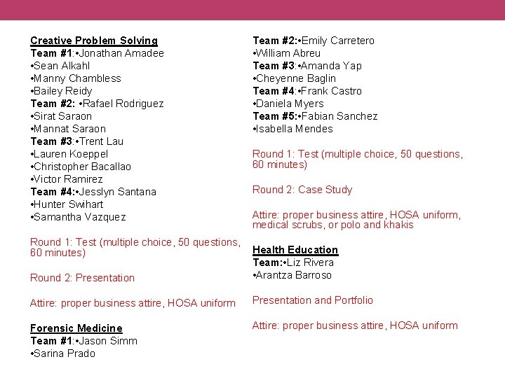 Creative Problem Solving Team #1: • Jonathan Amadee • Sean Alkahl • Manny Chambless Creative Problem Solving Team #1: • Jonathan Amadee • Sean Alkahl • Manny Chambless