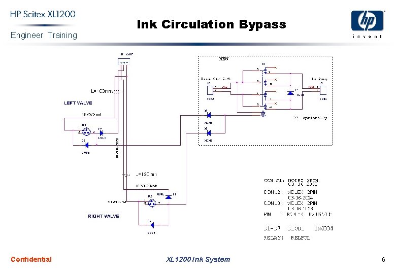 Engineer Training Confidential Ink Circulation Bypass XL 1200 Ink System 6 