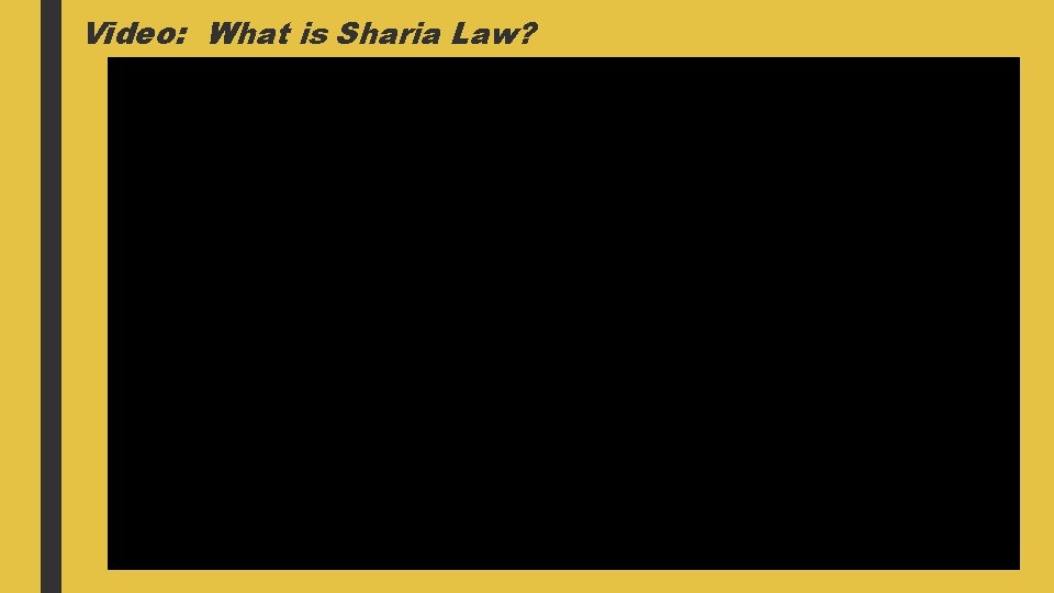 Video: What is Sharia Law? 