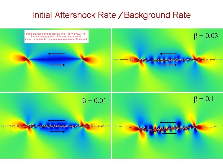 Initial Aftershock Rate / Background Rate 