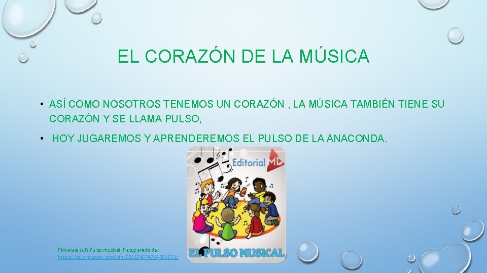 EL CORAZÓN DE LA MÚSICA • ASÍ COMO NOSOTROS TENEMOS UN CORAZÓN , LA