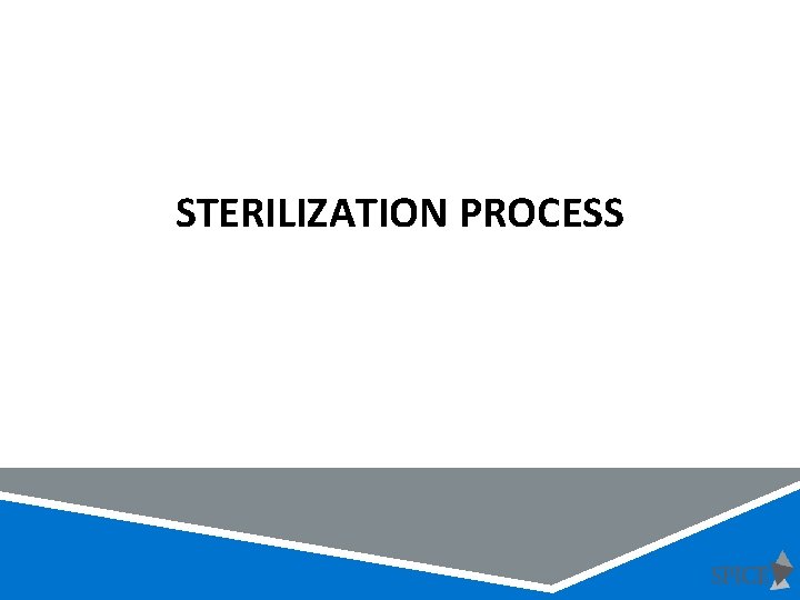 STERILIZATION PROCESS 