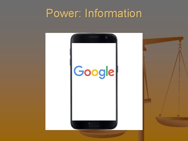 Power: Information 