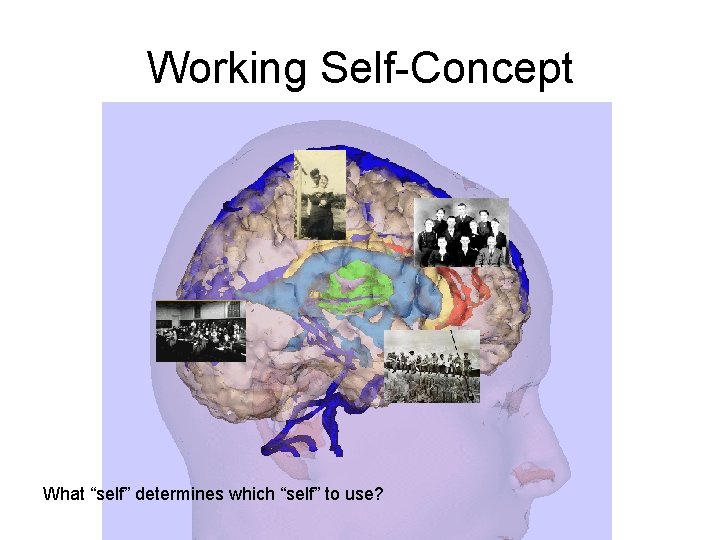 Working Self-Concept What “self” determines which “self” to use? 