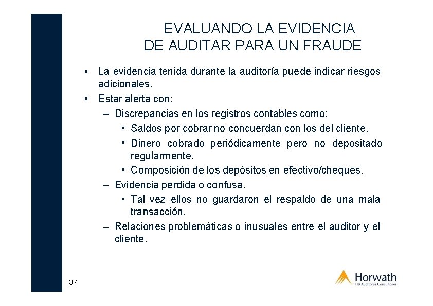 SAS 99 CONSIDERACIONES DE FRAUDE EN UNA AUDITORIA