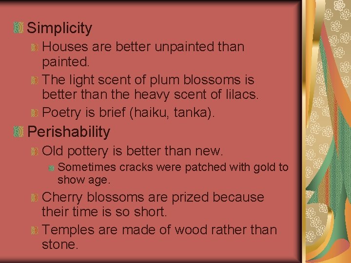 Simplicity Houses are better unpainted than painted. The light scent of plum blossoms is Simplicity Houses are better unpainted than painted. The light scent of plum blossoms is