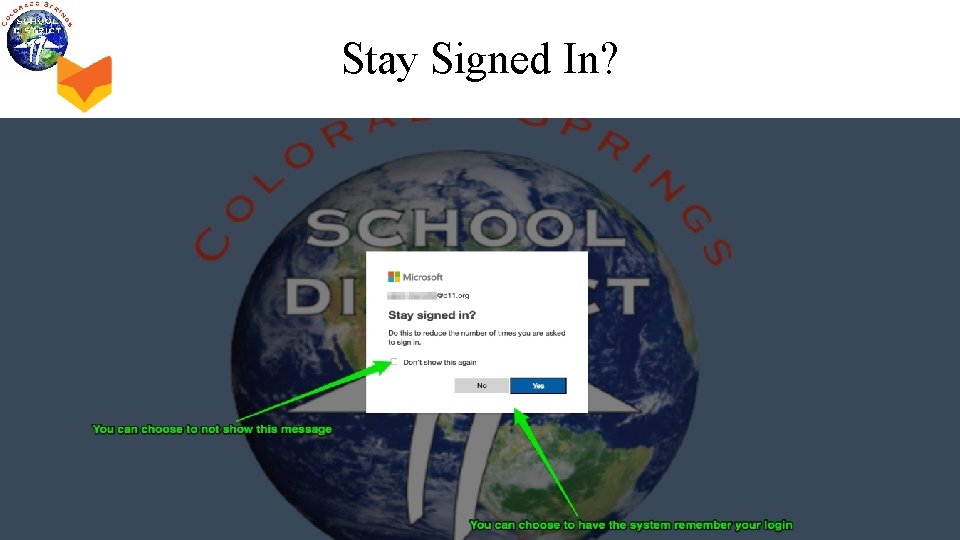 Stay Signed In? 