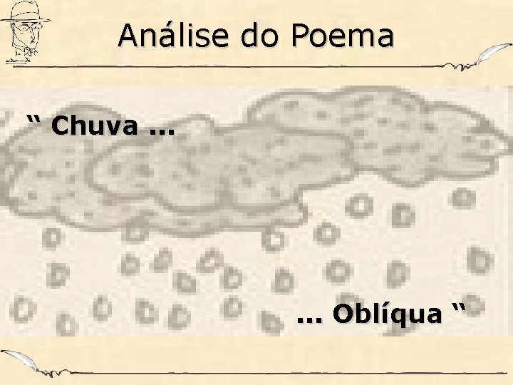 Análise do Poema “ Chuva. . . Oblíqua “ 