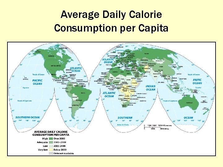 Average Daily Calorie Consumption per Capita 