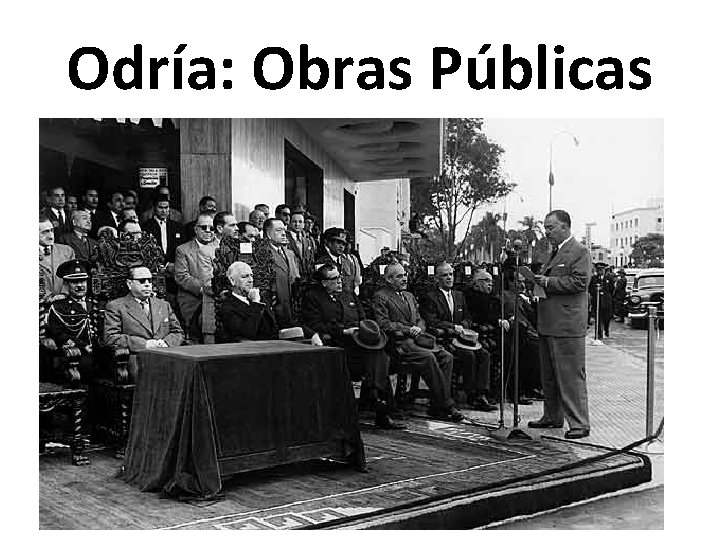 Odría: Obras Públicas 
