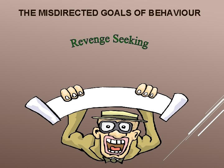 THE MISDIRECTED GOALS OF BEHAVIOUR 