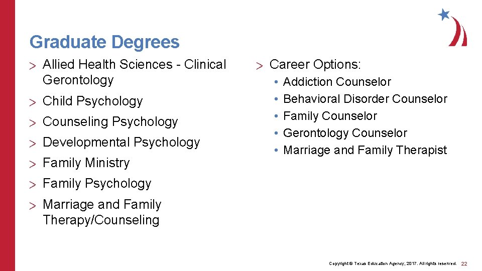 Graduate Degrees > Allied Health Sciences - Clinical Gerontology > Child Psychology > Counseling