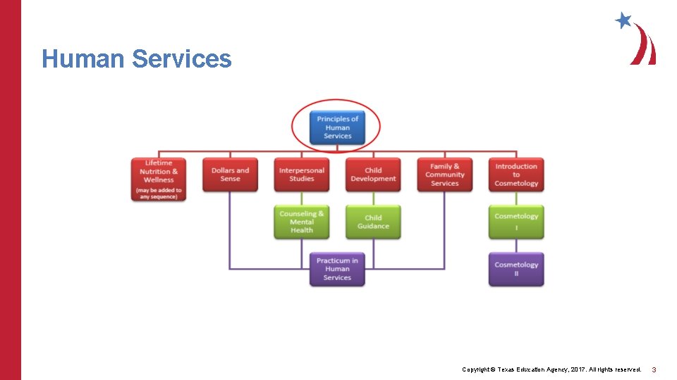 Human Services Copyright © Texas Education Agency, 2017. All rights reserved. 3 