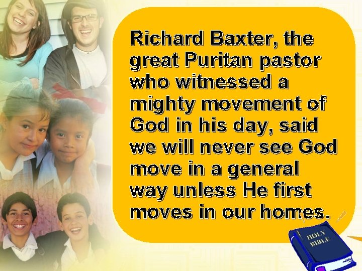 Richard Baxter, the great Puritan pastor who witnessed a mighty movement of God in