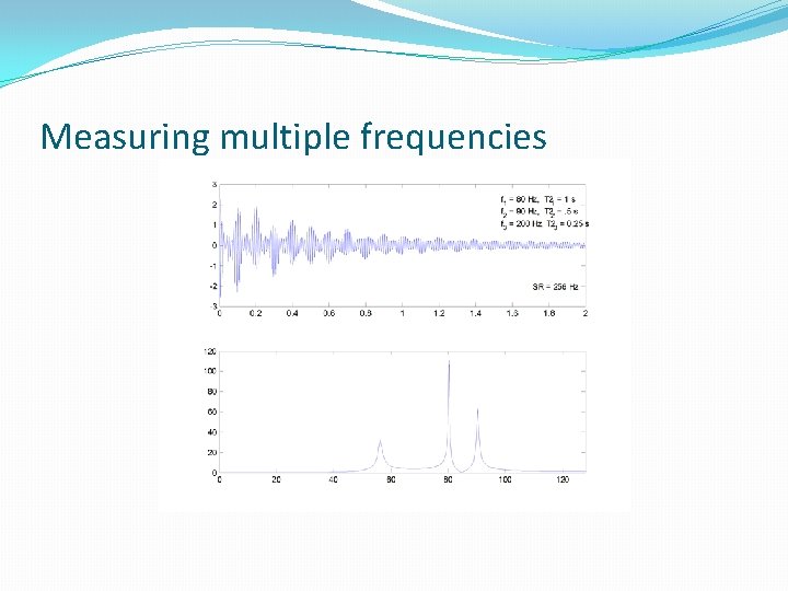 Measuring multiple frequencies 