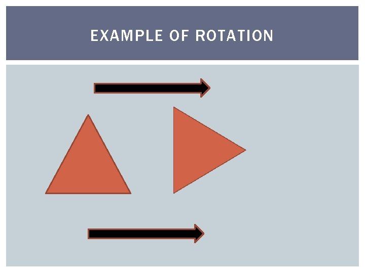 Example Of Rotation Change TRANSFORMATIONS Vanessa Garcia 07272016 KINDERGARTEN Each student needs