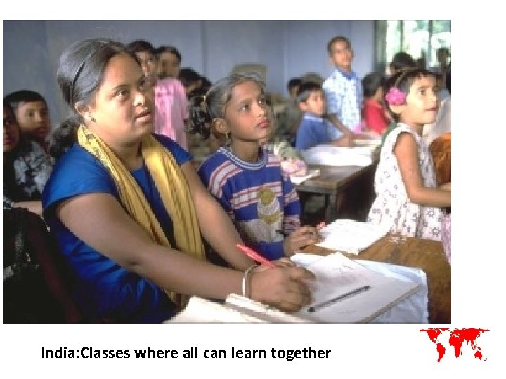 India: Classes where all can learn together 