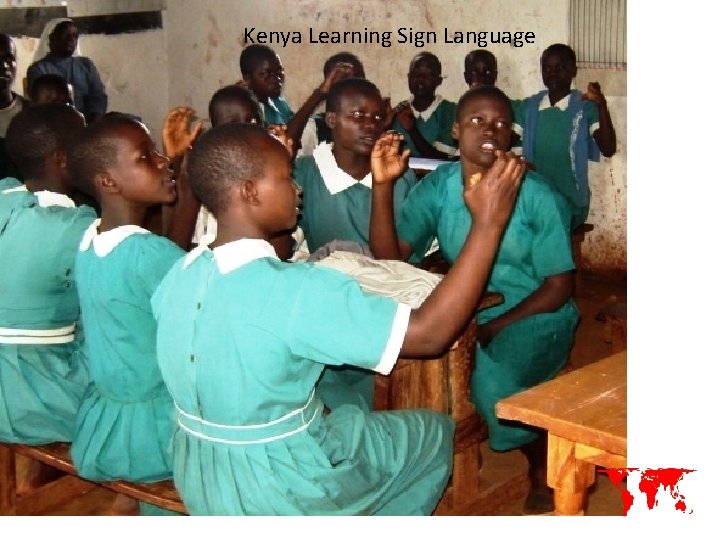 Kenya Learning Sign Language 