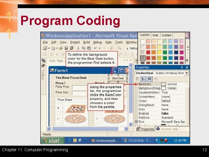 1 Program Coding 1 Chapter 11: Computer Programming 12 